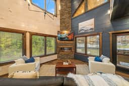 Smoky Mtn Cabin | Indoor Pool, Theater, Sleeps 11