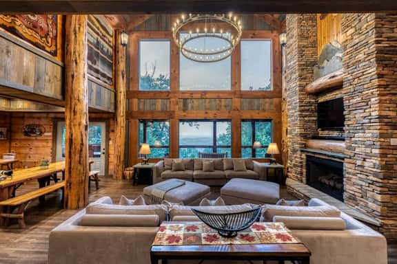 Eagle River Lodge | Pool & Hot Tub | Sleeps 24