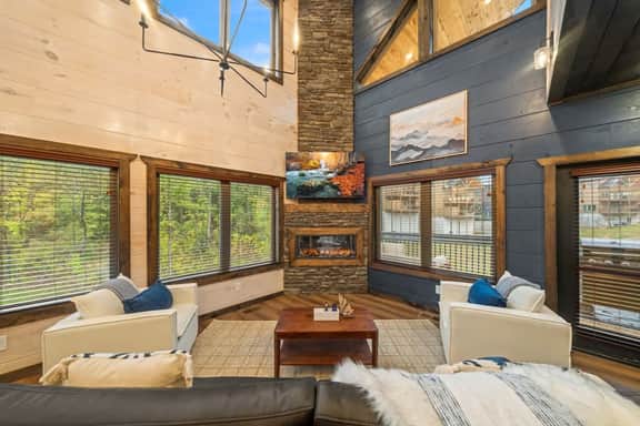 Smoky Mtn Cabin | Indoor Pool, Theater, Sleeps 11