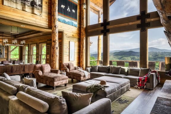 Mtn Lodge • Indoor Pool & Hot Tub + Fire Pit - Image 1