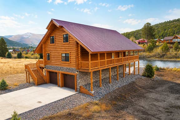 Riverfront Cabin – Cozy Fireplace Retreat - Image 1