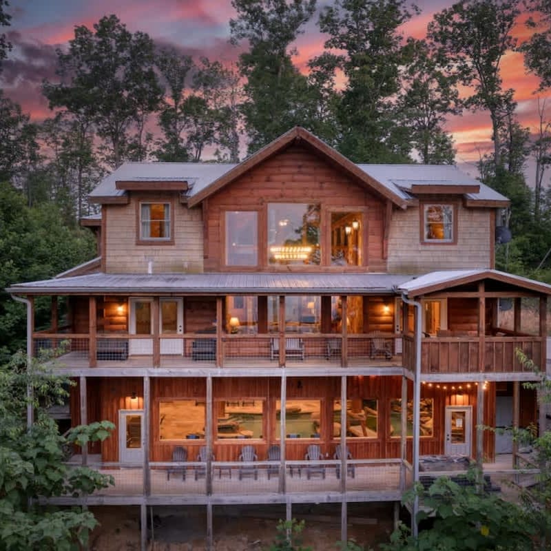 Eagle River Lodge | Pool & Hot Tub | Sleeps 24