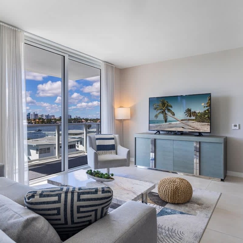 Luxury Beach Condo | Pool, Gym & Balcony