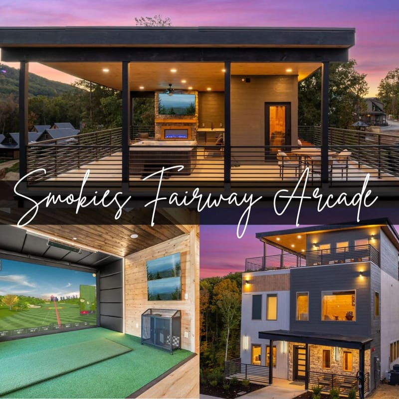 3BR Smokies Fairway | Hot Tub, Arcade & Rooftop