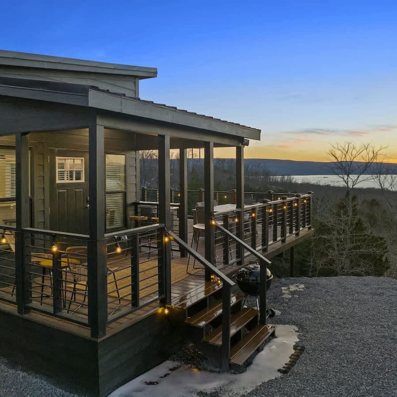 Secluded Lake View Tiny Home with Amazing Views